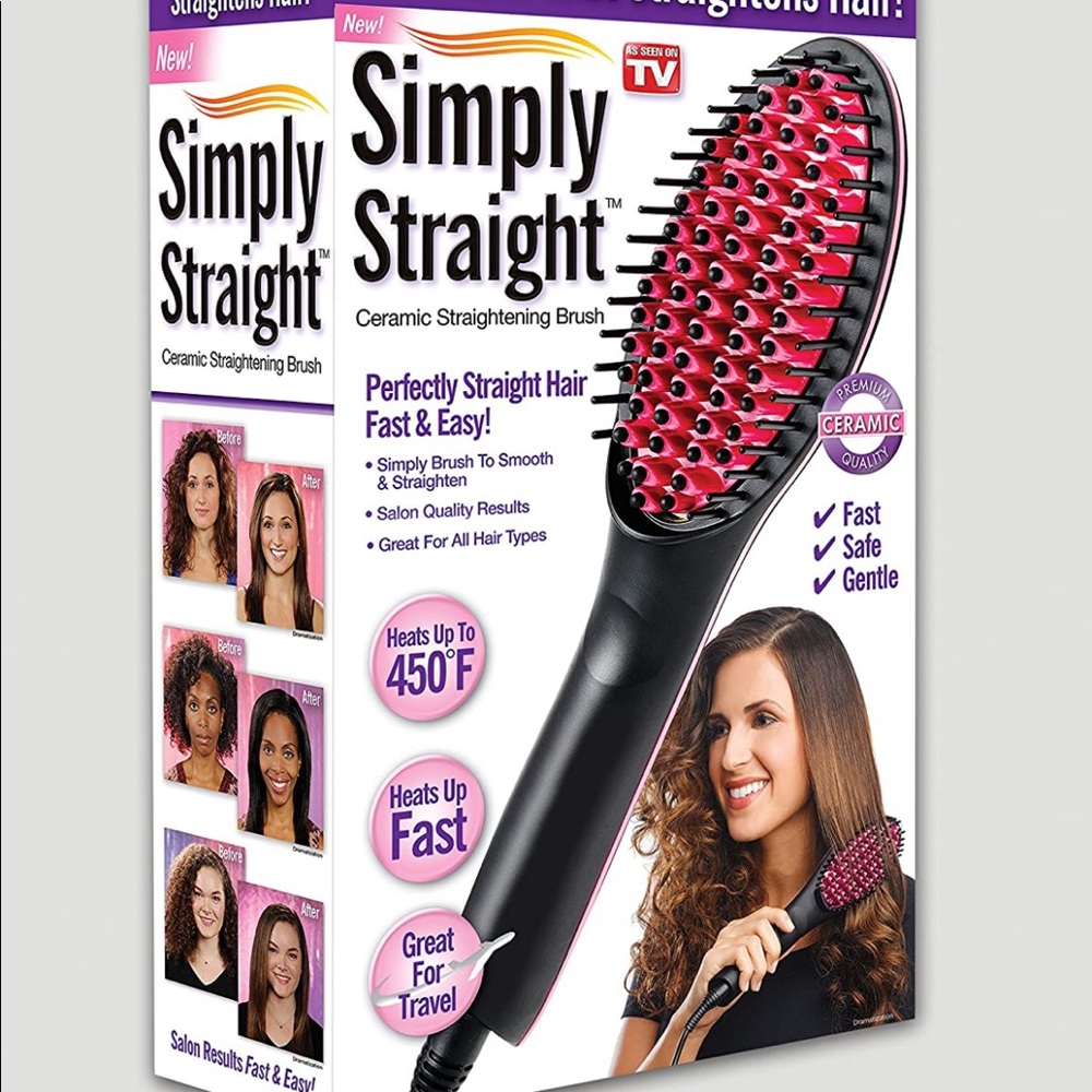 Simply Hair straightener brush